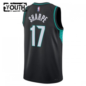Dres Portland Trail Blazers Shaedon Sharpe Nike 2025-26 City Edition Crno Swingman - Dječji